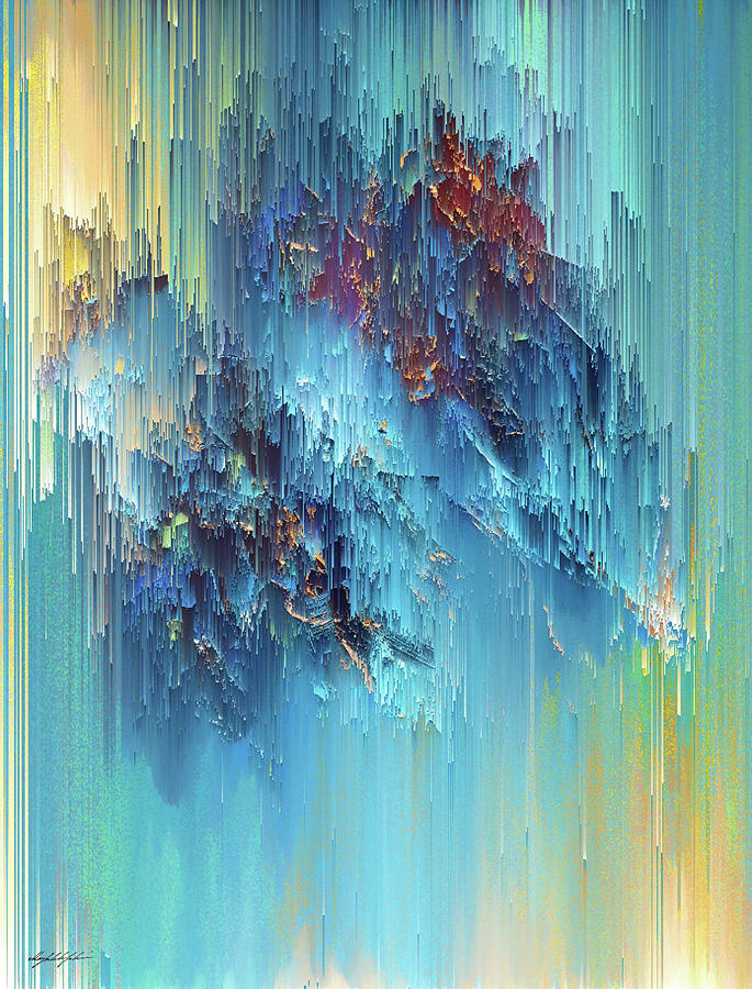 Garden In Heaven - Pixel Interpolate Digital Art by Themayart