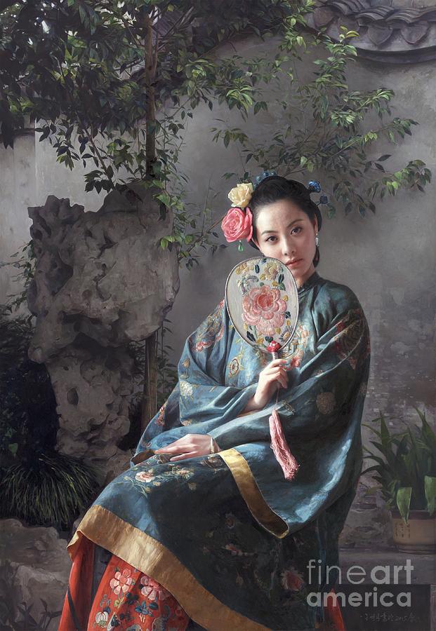 Garden Painting by Mingyue Wang