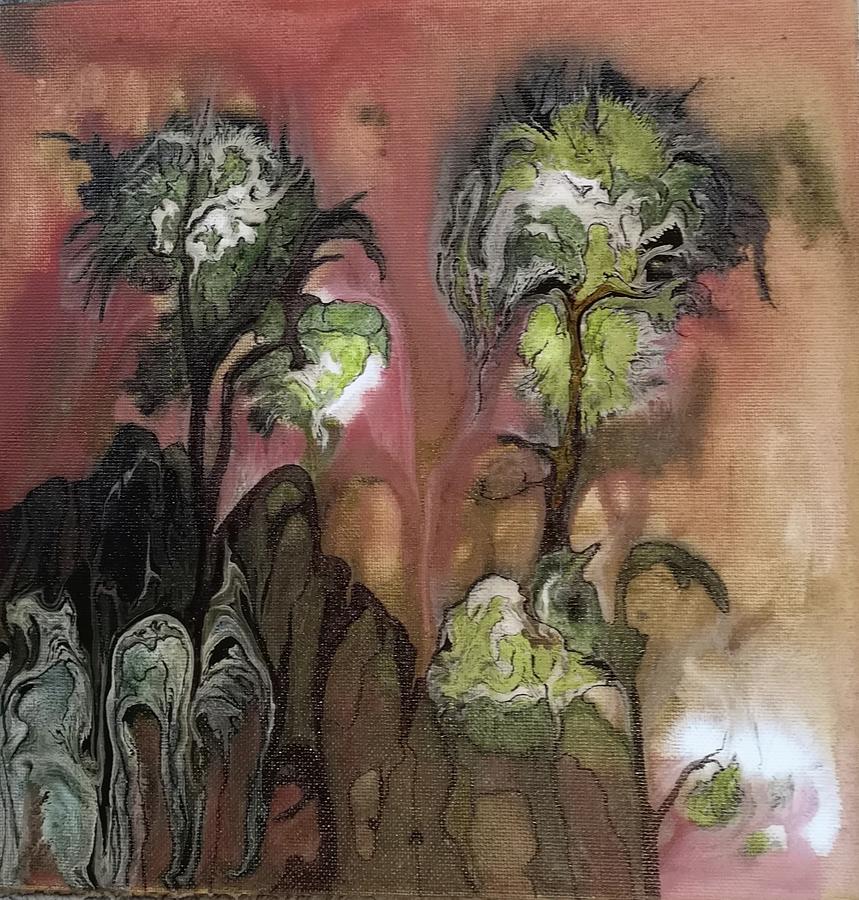 Garden of Earthly Delights. SOLD Painting by Pat Purdy