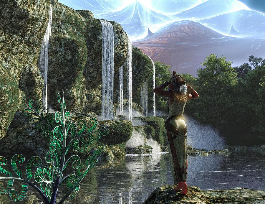 Garden of Eden Digital Art by Richard Hopkinson