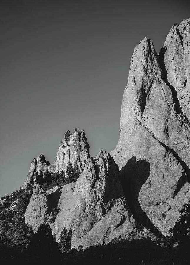 Garden Of Gods Black And White Photograph by Dan Sproul