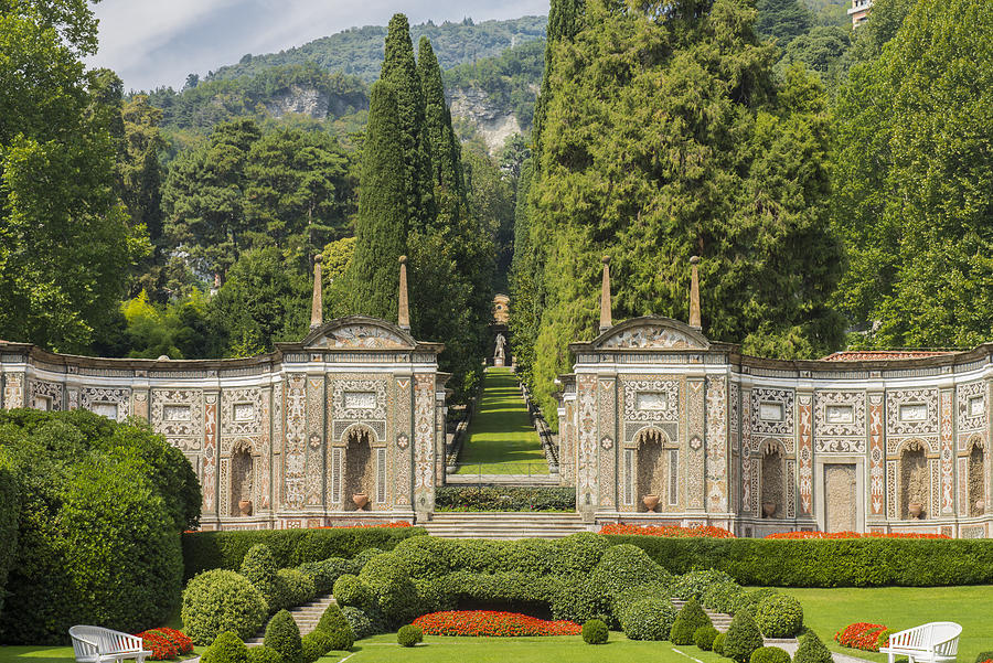 Garden of Hotel Villa d´Este at Cernobbio, Lake Como, Italy. Photograph by Mauro_Repossini