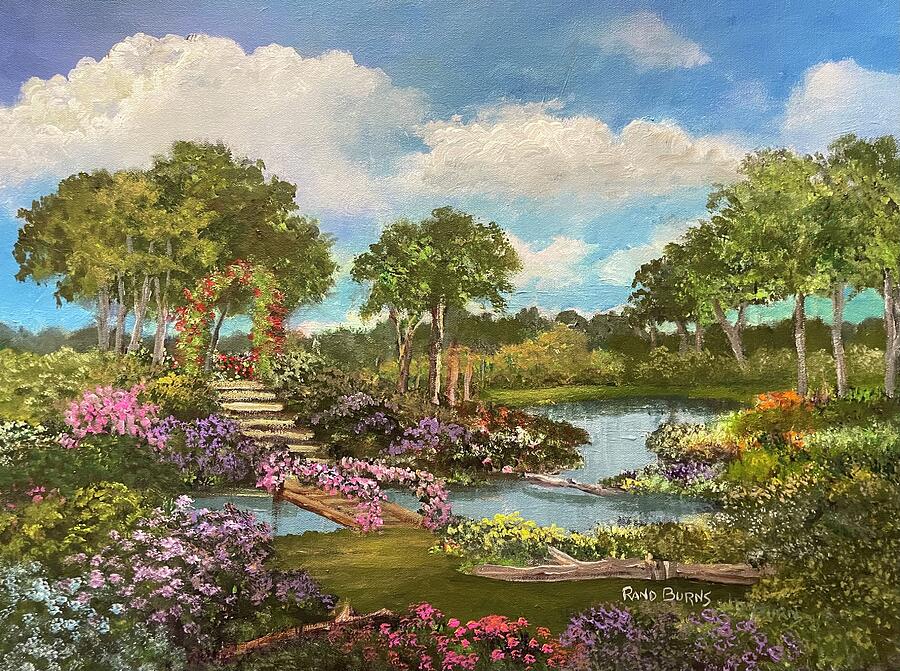 Garden of Memories Painting by Rand Burns