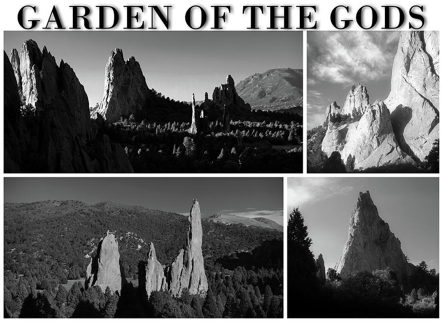 Colorado Springs Photograph - Garden Of The Gods Collage by Dan Sproul