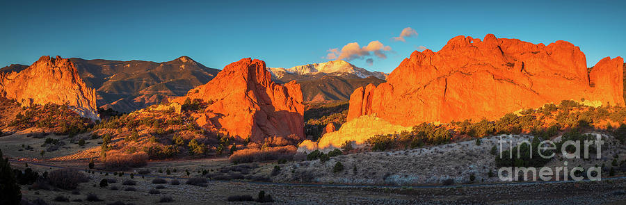 Garden of the Gods Panoramic Photograph by Inge Johnsson