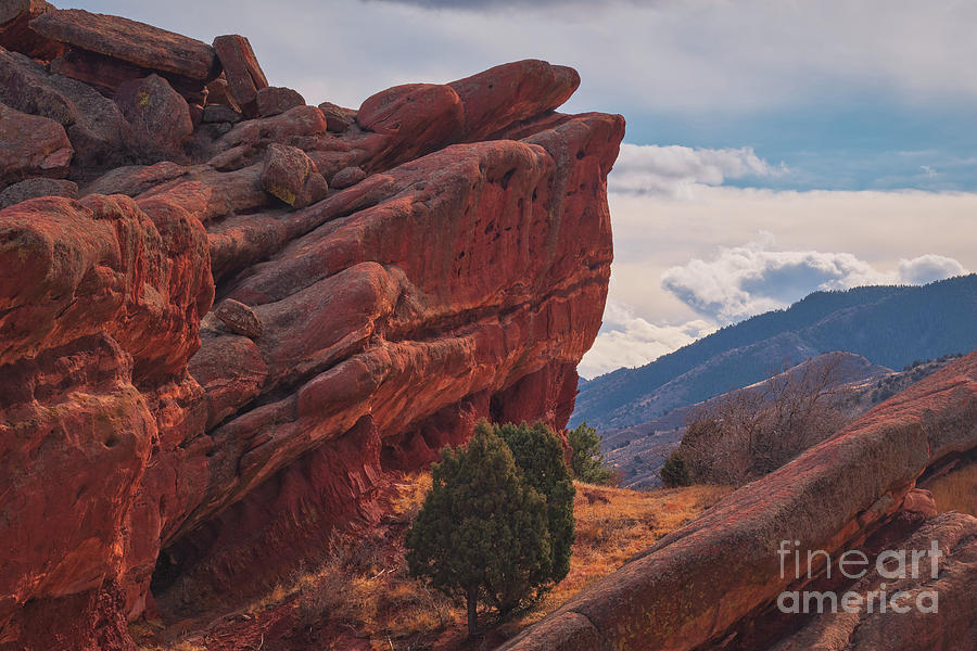 Garden of the Gods Red Rock formation Colorado Springs  Photograph by Abigail Diane Photography