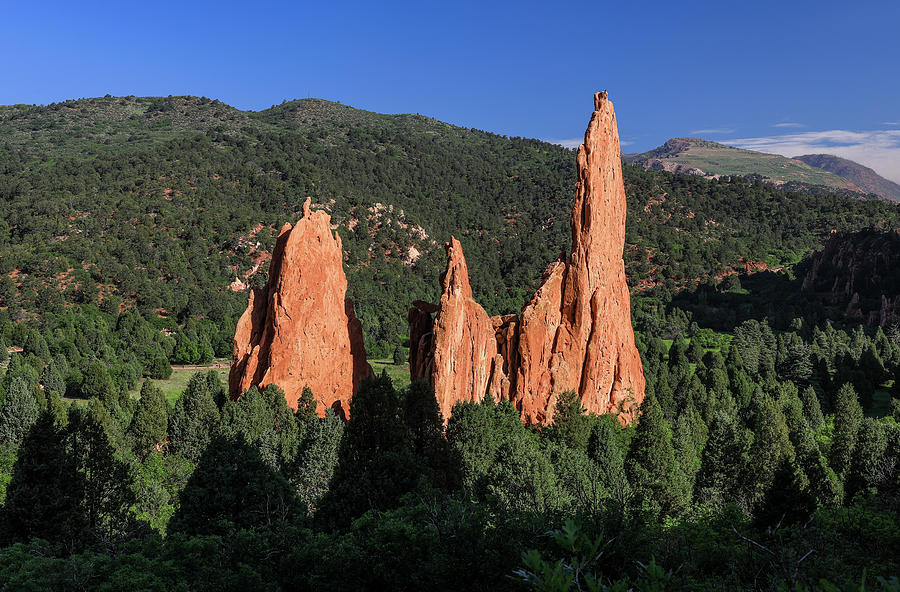 Garden Of The Gods Shadows Photograph by Dan Sproul