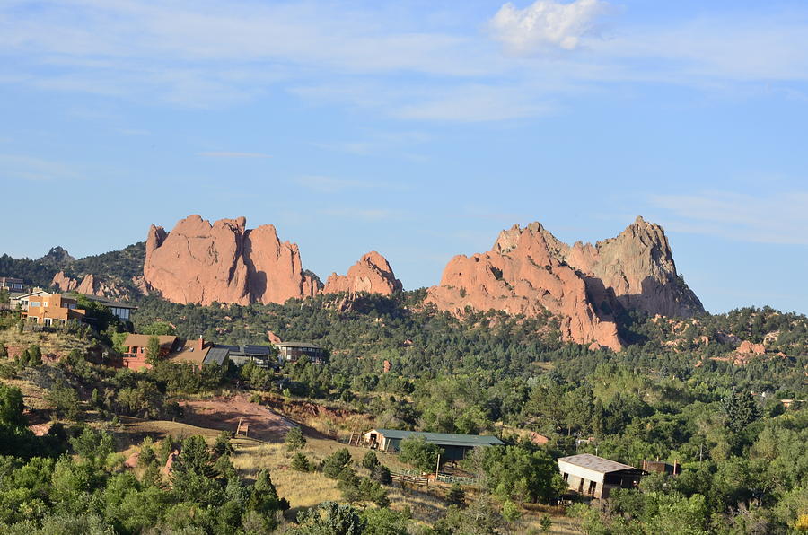 Garden of the Gods Side View Photograph by Clarice Lakota