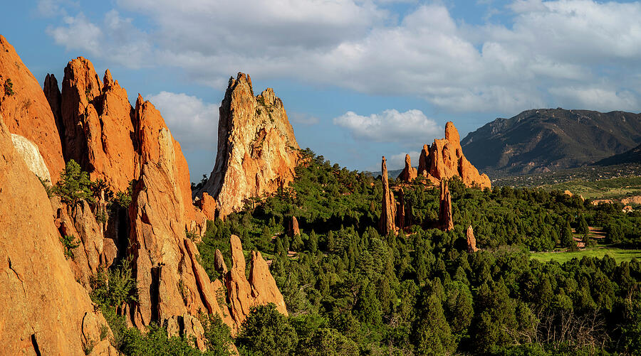 Garden Of The Gods Summer Landscape Photograph by Dan Sproul
