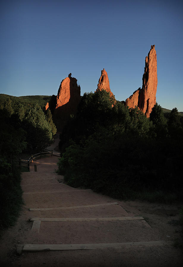Garden Of The Gods Sunrise Hiking Photograph by Dan Sproul