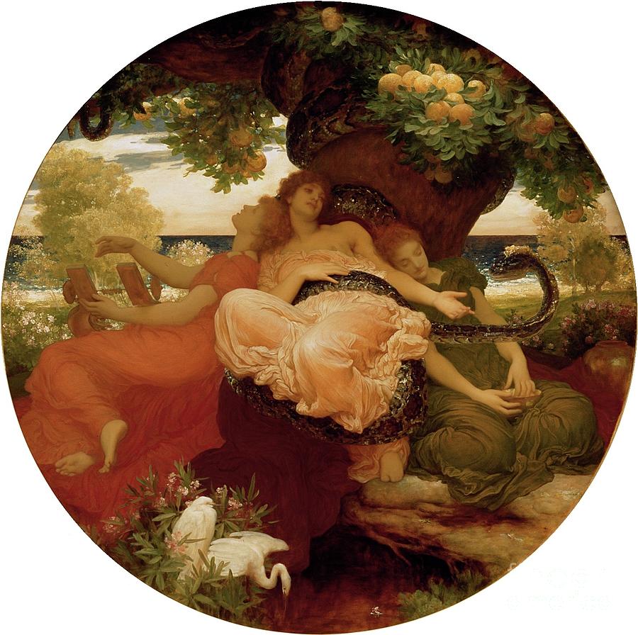 Garden of the Hesperides  1892 Painting by Frederic Leighton