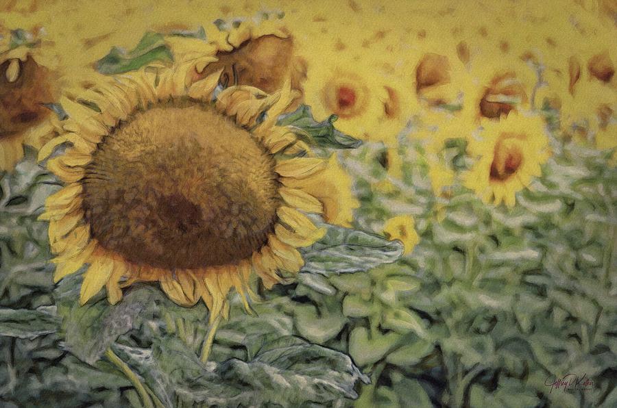 Garden Of The Sun Flower Painting