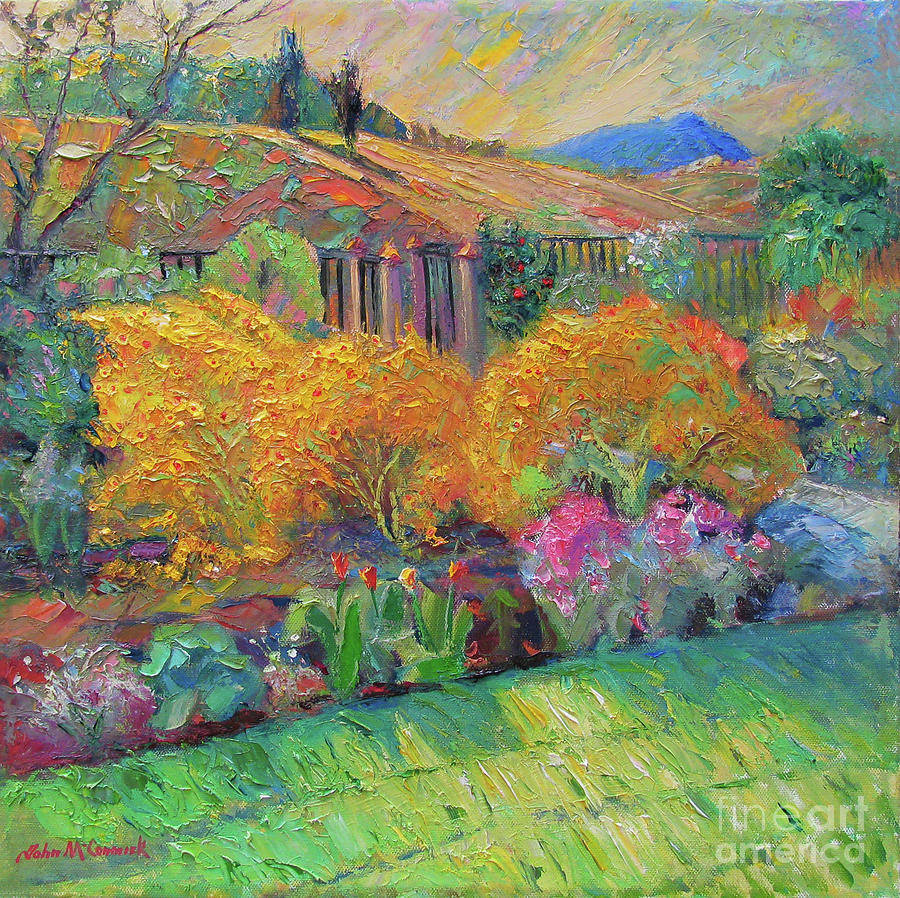 Garden on a Hill Painting by John McCormick