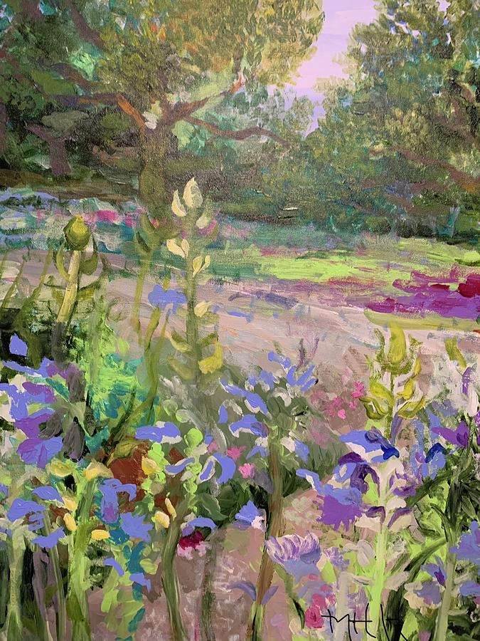 Garden Scene, Bellingrath Painting by Mary Helen Harper - Fine Art America