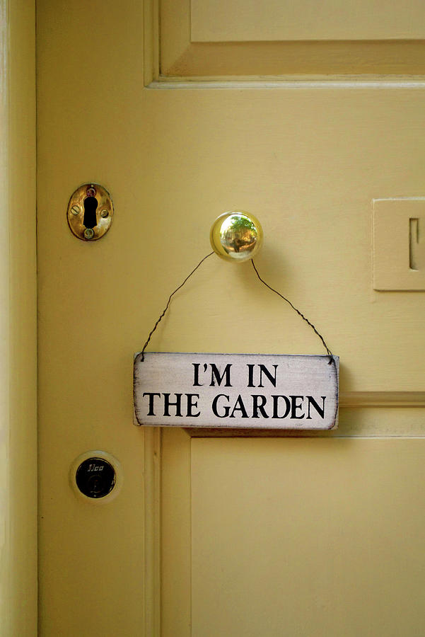 Garden Sign, Philadelphia 2012 Photograph by Michael Chiabaudo