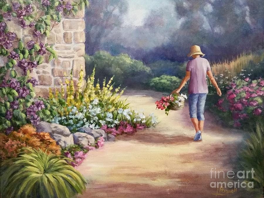 Garden Stroll Painting by Karen Powell - Fine Art America