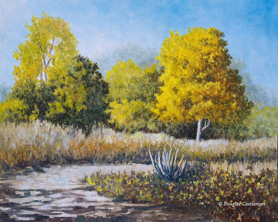 Garden Trees Painting by Douglas Castleman - Fine Art America