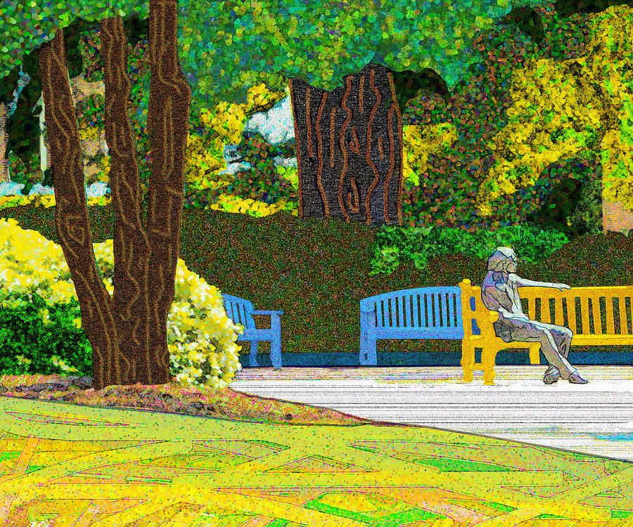 Garden Visitor Digital Art by Rod Whyte