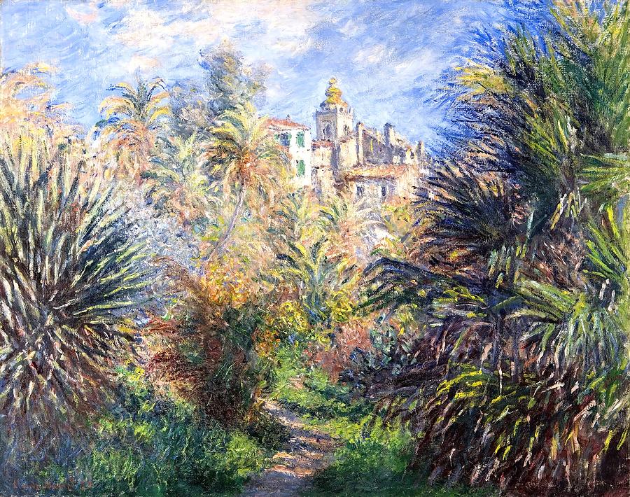 Claude Monet Painting - Gardens of the Villa Moreno  Bordighera  by Claude Monet