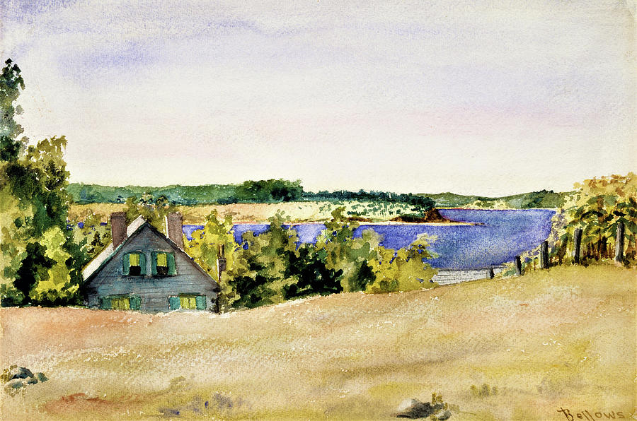 George Wesley Bellows Painting - Gardiners Bay From Sag Harbor - Digital Remastered Edition by George Wesley Bellows George Wesley Bellows Painting - Gardiners Bay From Sag Harbor - Digital Remastered Edition by George Wesley Bellows
