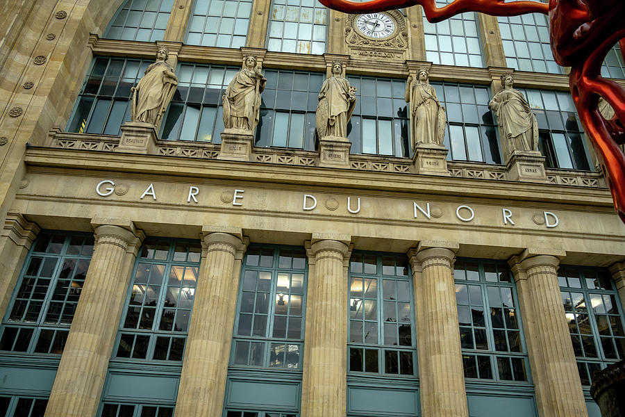 Gare Du Norde Photograph by James L Bartlett