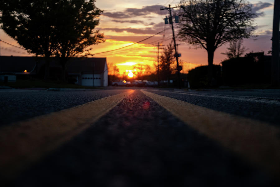 Garfield Avenue Sunset Photograph by John McAdorey - Fine Art America