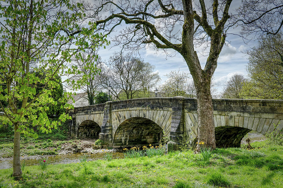 Old Bridge Photograph - Gargrave Bridge by Mike Walker