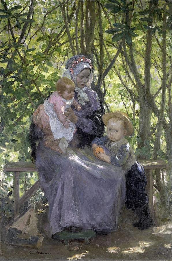 Gari Melchers - The Grove Painting by Les Classics