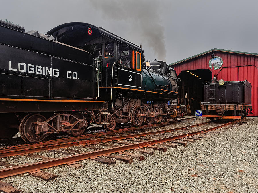 Train Photograph - Garibaldi Engine #2 by Thomas Hall