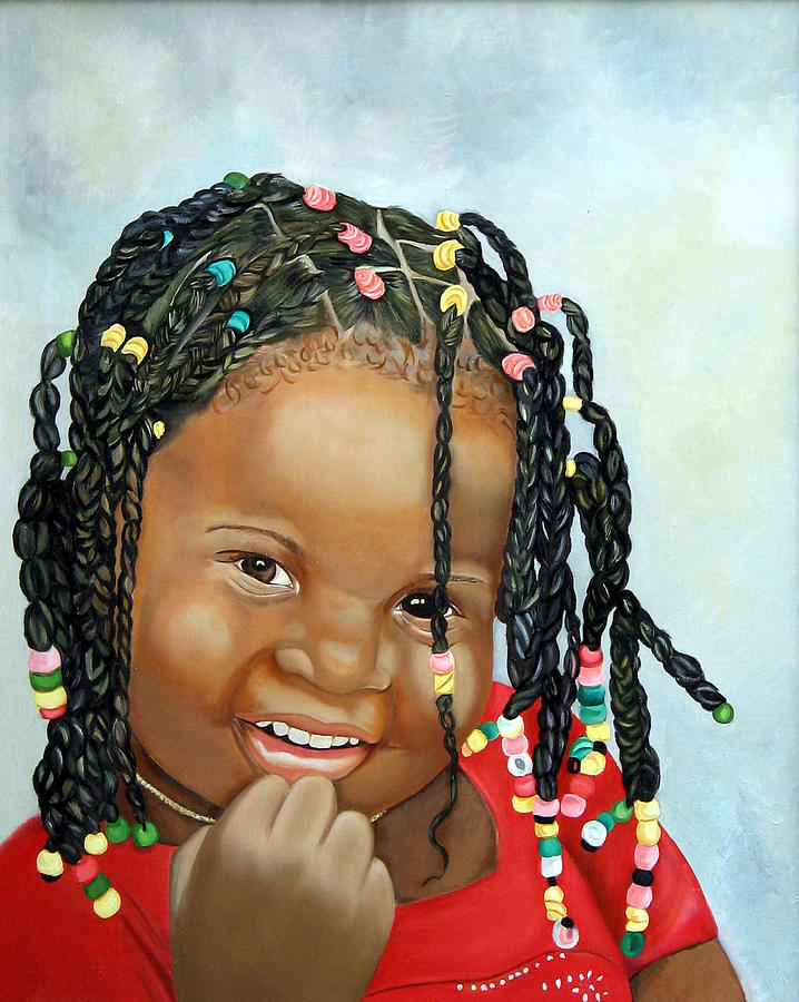 Garifuna Girl Painting by Betty Ramirez - Fine Art America