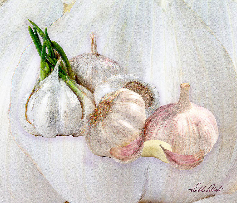 Garlic Grouping Digital Art