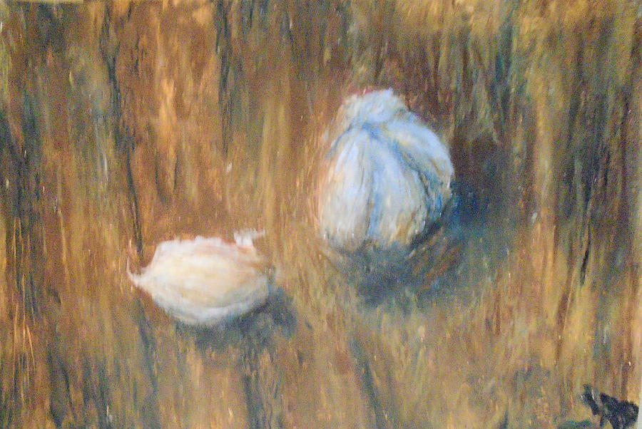 Garlic Painting by Jen Shearer
