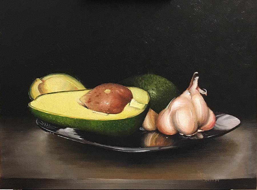 Avocado Painting - Garlicado by Daniel Smith