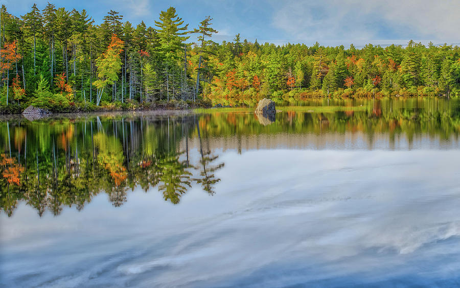 Fall Photograph - Garner  Lake by Thomas Hall