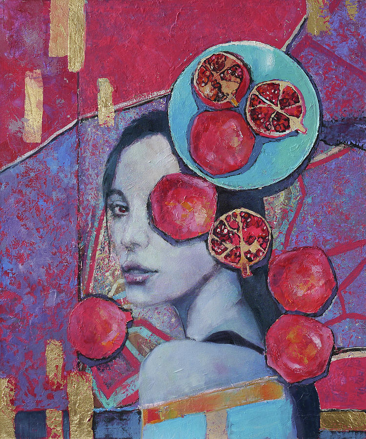 Garnets Painting by Olga Rikun | Fine Art America