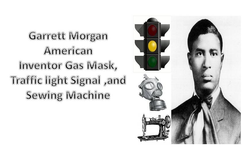 Garrett American Inventor Gas Mask, Traffic Light Signal, and