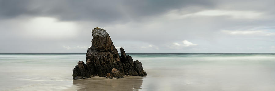 Garry beach Sea Stack North Tolsta Isle of Lewis Outer Hebrides Photograph by Sonny Ryse