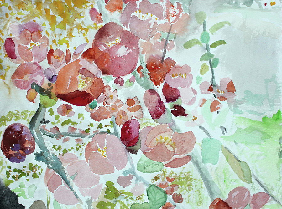 Flower Painting - Gartenarbeit by Eva Galonska