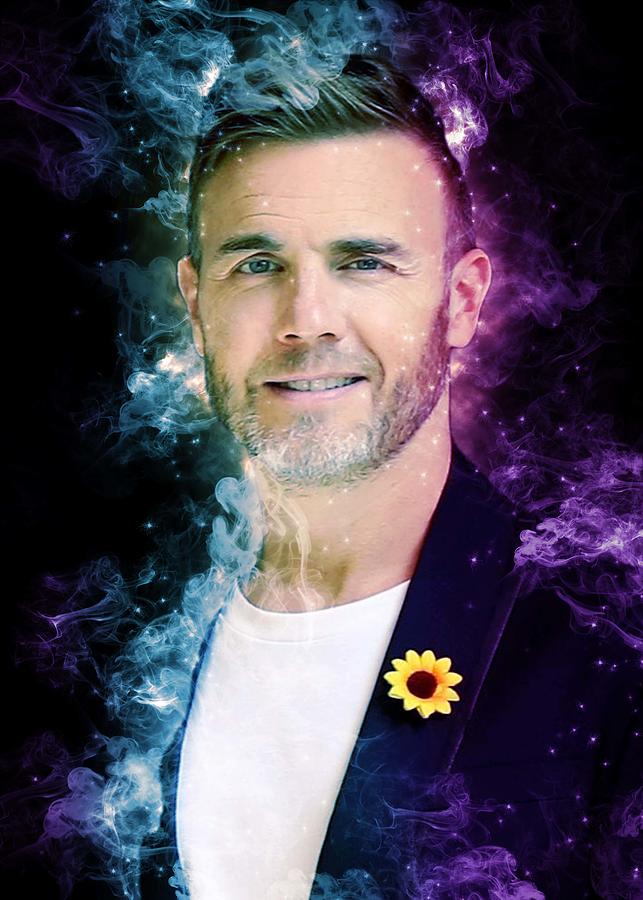 Gary Barlow 5 Digital Art by Hervey Dopson