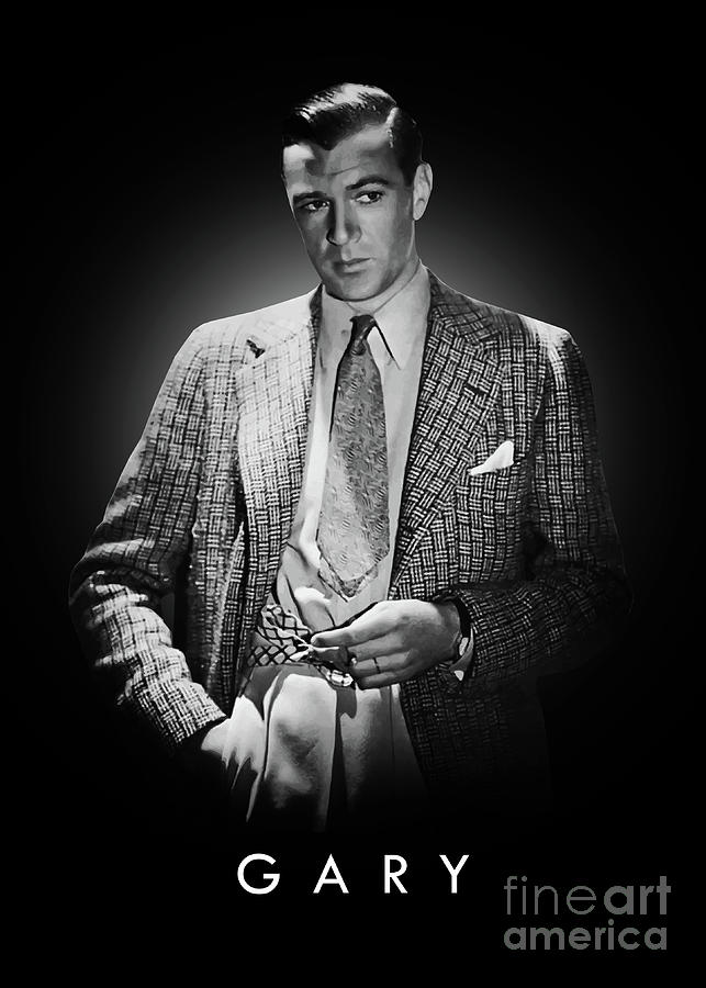Gary Cooper Digital Art - Gary Cooper by Bo Kev