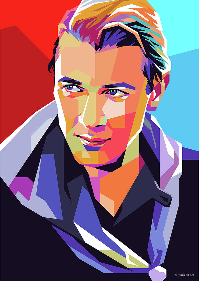 Gary Cooper Digital Art - Gary Cooper - early years by Movie World Posters