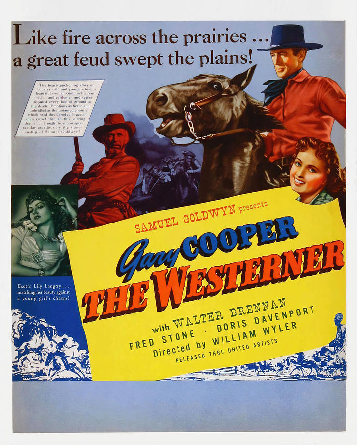 GARY COOPER in THE WESTERNER -1940-, directed by WILLIAM WYLER. Photograph by Album