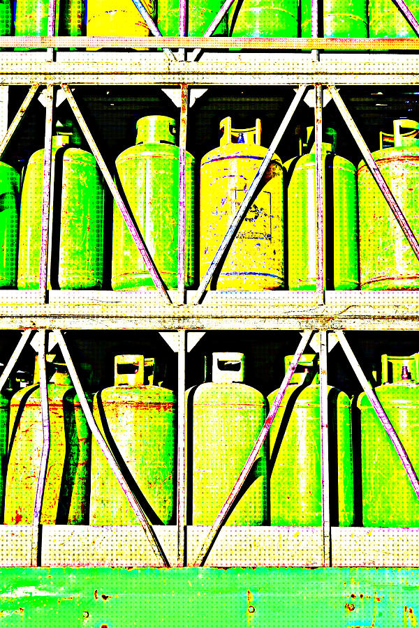 Gas Cylinder Pop-art Digital Art