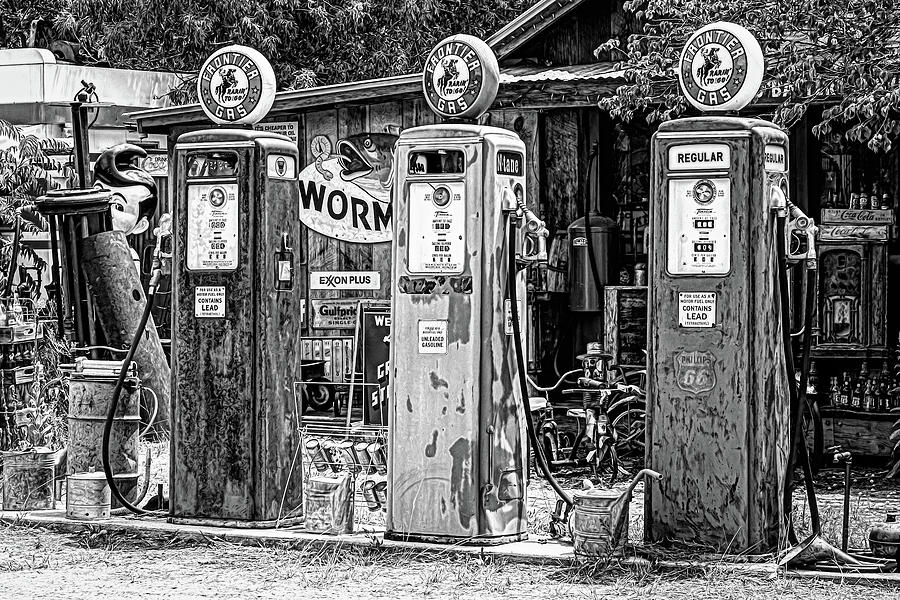 Gas Pumps Embudo New Mexico Photograph by Debra Martz