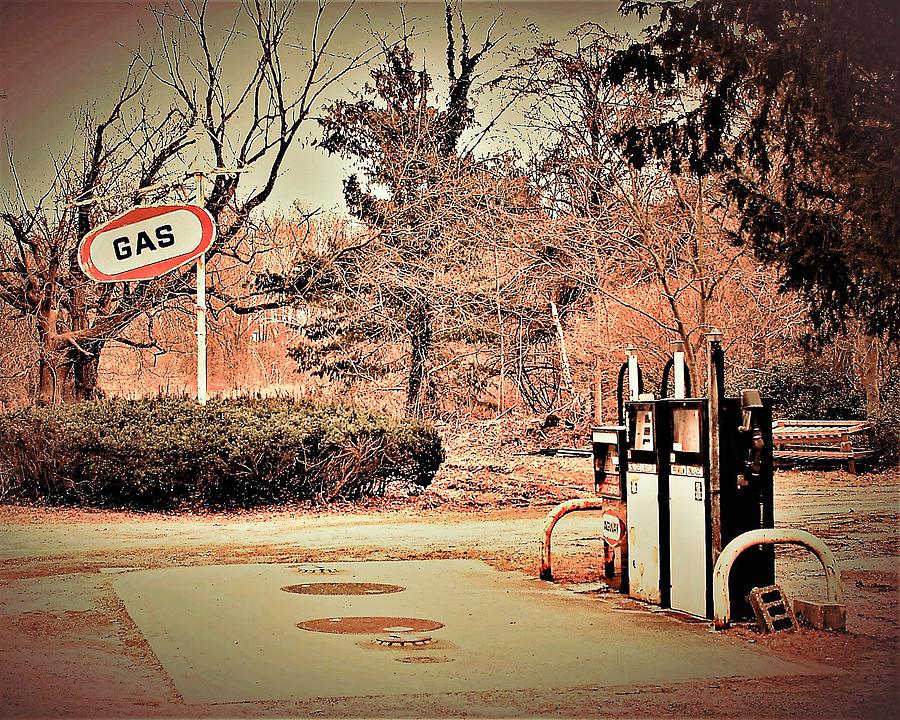 Gas Station Photograph by John Linnemeyer