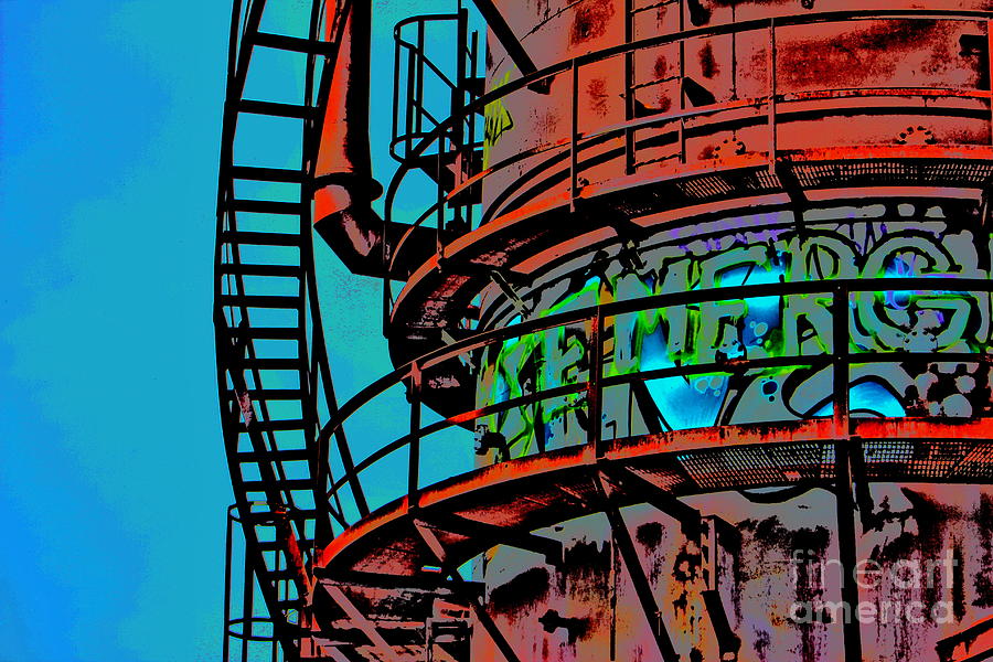 Gas Works Graffiti and Rust Photograph by Sea Change Vibes