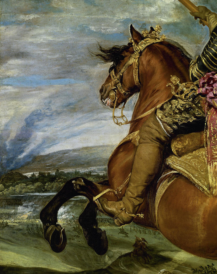 Gaspar de Guzman, Count-Duke of Olivares -detail-, ca. 1636, Oil on canvas, P01181. Painting by Diego Velazquez -1599-1660- Gaspar de Guzman, Count-Duke of Olivares -detail-, ca. 1636, Oil on canvas, P01181. Painting by Diego Velazquez -1599-1660-