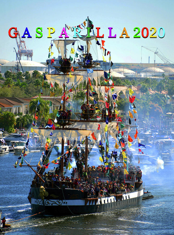 Gasparilla 2020 poster B Photograph by David Lee Thompson
