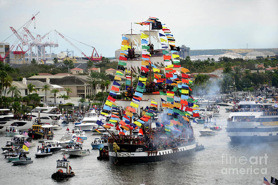 Gasparilla invasion 2023 work 3 Photograph by David Lee Thompson - Pixels