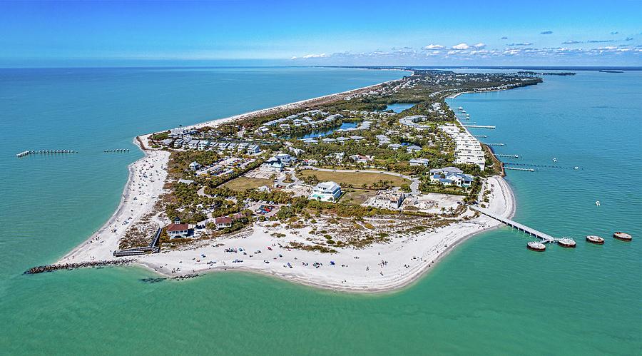 Gasparilla Island Aerial View Photograph by Ron Wiltse - Fine Art America